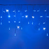 Cascata luce fredda blu e bianco con maxi led per interno ed esterno decorazione natalizia