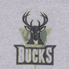 MITCHELL & NESS Pantalone Tuta Felpato Uomo Nba Ghost Green Camo Sweatpants Hardwood Classics Milbuc Grey Heather da uomo