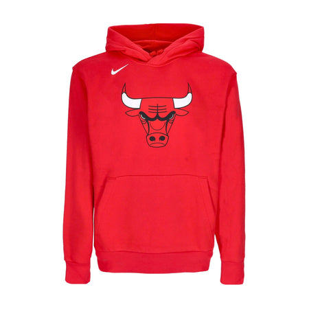 NIKE NBA Felpa Cappuccio Uomo Nba Essential Fleece Hoodie Chibul University Red da uomo