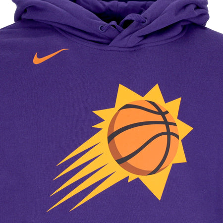 NIKE NBA Felpa Cappuccio Uomo Nba Essential Fleece Hoodie Phosun New Orchid da uomo