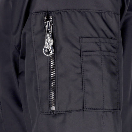 VISION OF SUPER Giubbotto Bomber Uomo Embroidered Flames Bomber Black/red da uomo