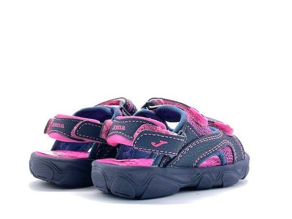 JOMA Sandali bambina Ocean Navy fucsia