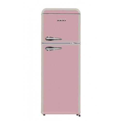 FRIGORIFERO AKAI DOPPIA PORTA 240LT PINK