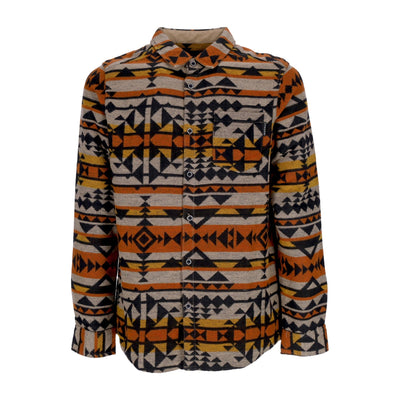 IRIEDAILY Camicia Manica Lunga Uomo Santania Shirt Khaki da uomo