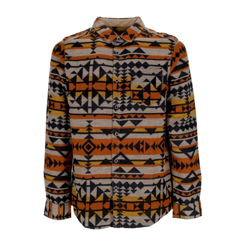 IRIEDAILY Camicia Manica Lunga Uomo Santania Shirt Khaki da uomo