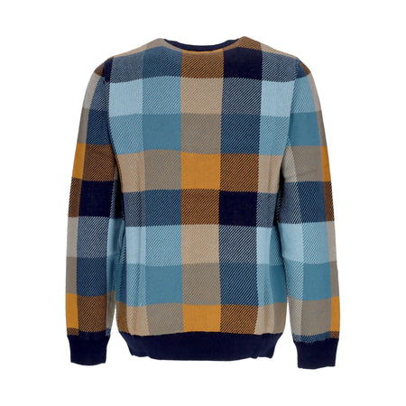 IRIEDAILY Maglione Leggero Uomo Shufflemania Knit Blue Beryl da uomo
