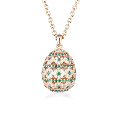 Tsars collection - Collana in Argento Parure Verde