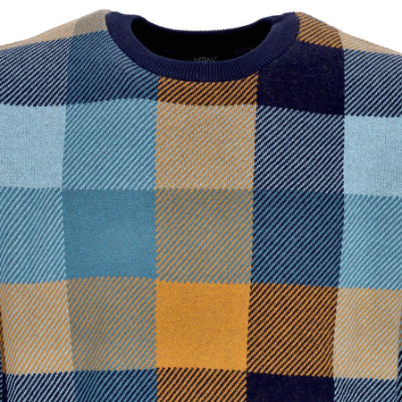 IRIEDAILY Maglione Leggero Uomo Shufflemania Knit Blue Beryl da uomo