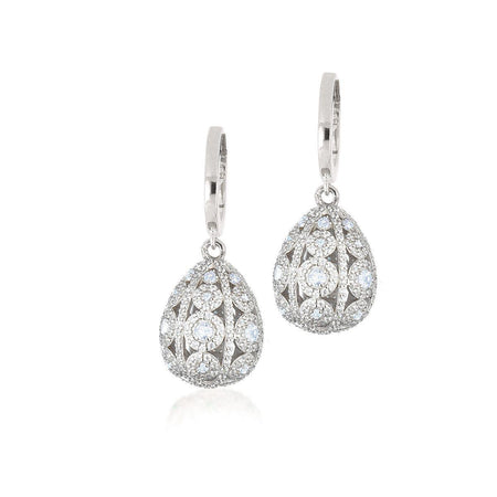 Tsars collection - Orecchini in Argento Parure bianco