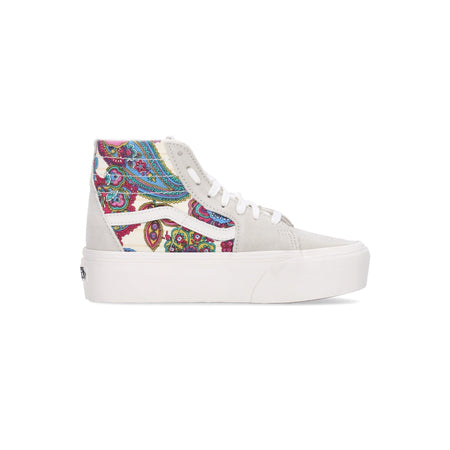 VANS Scarpa Alta Donna Sk8-hi Tapered Stackform Paisley Bloom Turtledove da donna