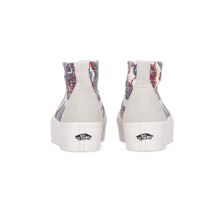 VANS Scarpa Alta Donna Sk8-hi Tapered Stackform Paisley Bloom Turtledove da donna