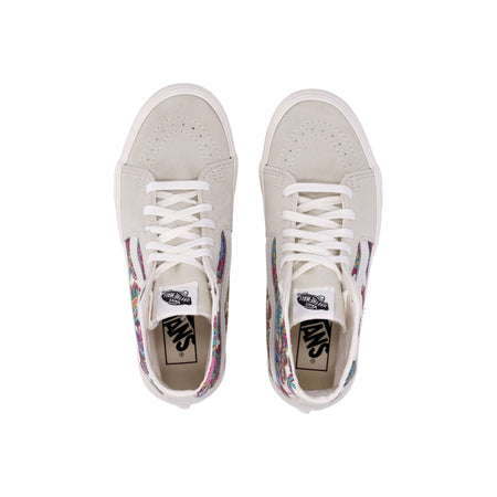 VANS Scarpa Alta Donna Sk8-hi Tapered Stackform Paisley Bloom Turtledove da donna