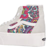 VANS Scarpa Alta Donna Sk8-hi Tapered Stackform Paisley Bloom Turtledove da donna