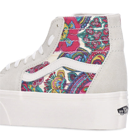 VANS Scarpa Alta Donna Sk8-hi Tapered Stackform Paisley Bloom Turtledove da donna
