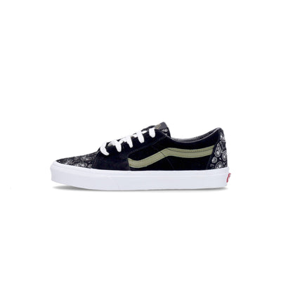 VANS Scarpa Bassa Uomo Sk8-low Paisley Suede Black da uomo