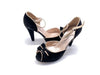 comfort sandalo scamosciato nero