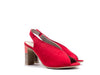 COMART Sandalo donna in camoscio rosso