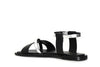 SANDALO FASCIA IN PELLE
