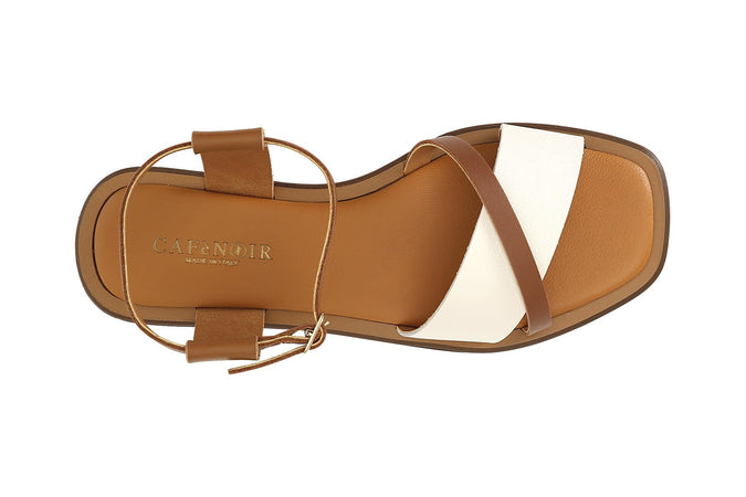 SANDALO FASCIA IN PELLE