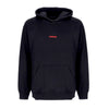PROPAGANDA Felpa Cappuccio Uomo Ribs Skin Hoodie Black da uomo
