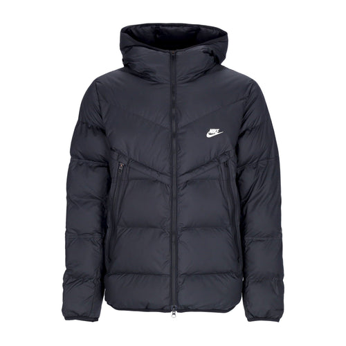 Nike Piumino Uomo Storm-fit Windrunner Pl-fld Hd Jacket Black/black/sail da uomo