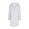 Nike Vestito Donna Sportswear Club Fleece Hoodie Dress Dk Grey Heather/white da donna
