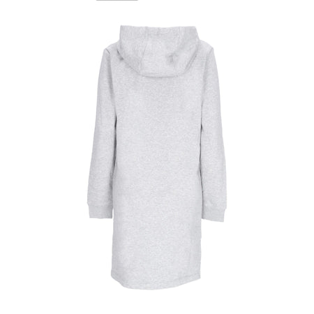 Nike Vestito Donna Sportswear Club Fleece Hoodie Dress Dk Grey Heather/white da donna