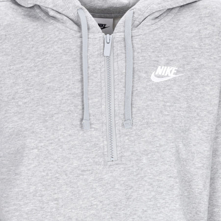 Nike Vestito Donna Sportswear Club Fleece Hoodie Dress Dk Grey Heather/white da donna