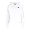 Nike Felpa Cappuccio Donna Sportswear Club Fleece Oversized Hoodie Ssnl White/black da donna