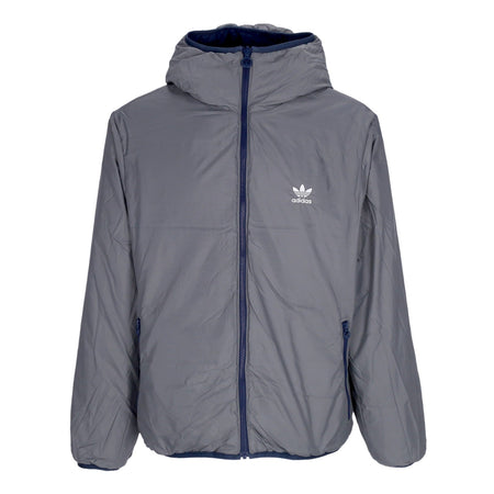 Adidas Piumino Uomo Pad Reversible Jacket Night Indigo/grey Fog da uomo