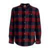 COLUMBIA Camicia Manica Lunga Uomo Flare Gun Fleece Over Shirt Elderberry Multi Check da uomo