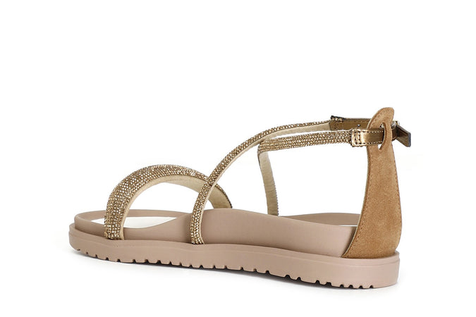 SANDALO LACCI CON STRASS
