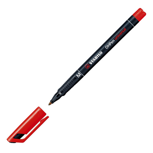 Pennarello Stabilo Ohpen 843 Permanente Medio Rosso