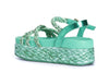SANDALO GILDA 3 FASCE CON STRASS