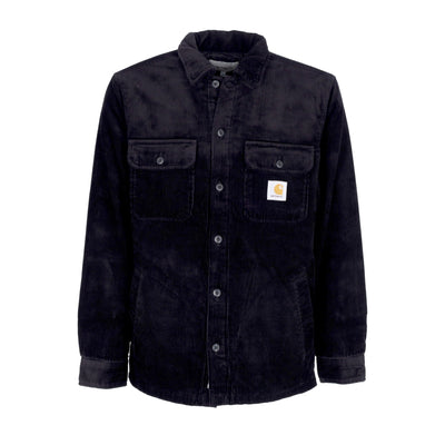 CARHARTT WIP Camicia Imbottita Uomo Whitsome Shirt Jacket Black da uomo