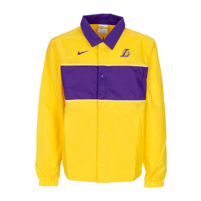 NIKE NBA Giacca Coach Jacket Uomo Nba Lightweight Jacket Loslak Amarillo/field Purple/white/field Purple da uomo