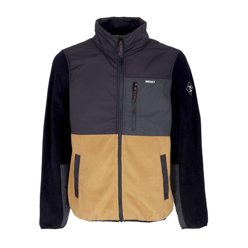 IRIEDAILY Giubbotto Pile Uomo Auf Deck Fleece Jacket Black da uomo