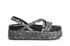 SANDALO ASIMMETRICO CON STRASS