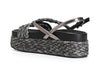 SANDALO ASIMMETRICO CON STRASS