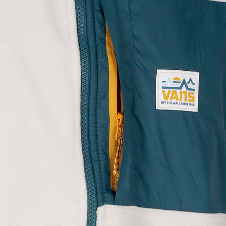 VANS Giubbotto Pile Uomo Mt Full Zip Oatmeal/deep Teal da uomo