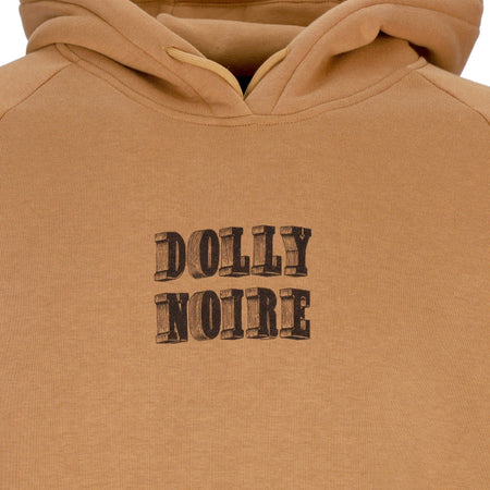 DOLLY NOIRE Felpa Cappuccio Uomo Letter Block Hoodie Khaki da uomo