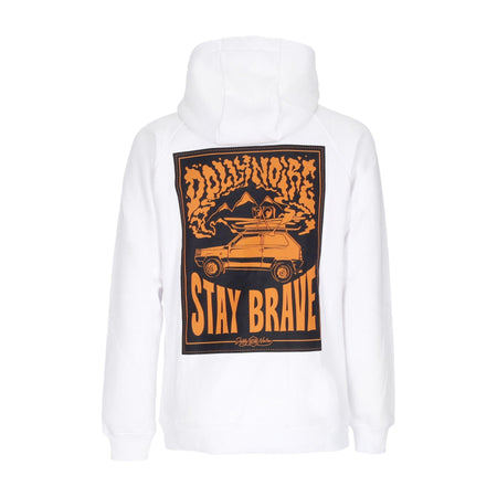 DOLLY NOIRE Felpa Cappuccio Uomo Pandino Hoodie White da uomo
