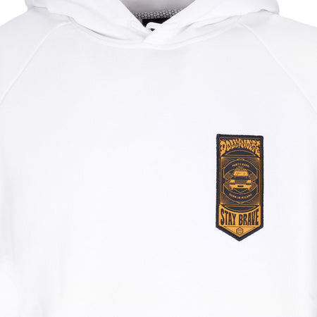 DOLLY NOIRE Felpa Cappuccio Uomo Pandino Hoodie White da uomo