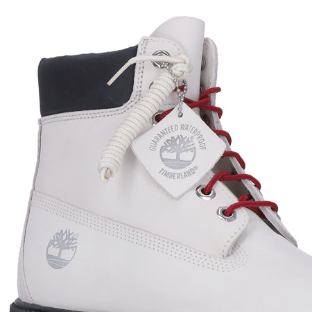 TIMBERLAND Scarponcino Alto Uomo 6" Premium Boot Bright White da uomo