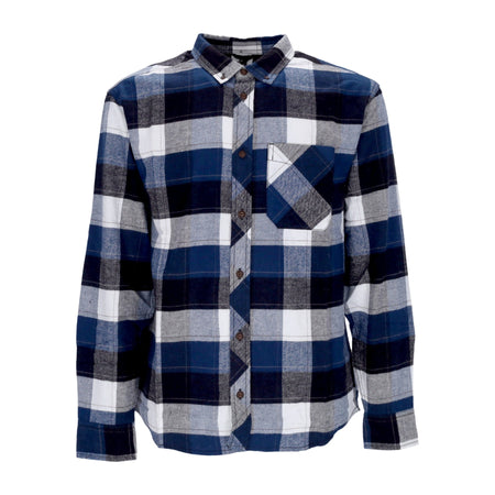 ELEMENT Camicia Manica Lunga Uomo Lumber Shirt Ecl/ Navy/off White da uomo