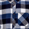 ELEMENT Camicia Manica Lunga Uomo Lumber Shirt Ecl/ Navy/off White da uomo