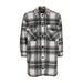 OBEY Camicia Imbottita Donna Taylor Shirt Jacket Cream Plaid da donna