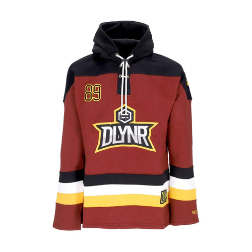DOLLY NOIRE Felpa Tipo Hockey Uomo Goat Classic Hockey Hoodie Bordeaux da uomo