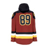 DOLLY NOIRE Felpa Tipo Hockey Uomo Goat Classic Hockey Hoodie Bordeaux da uomo