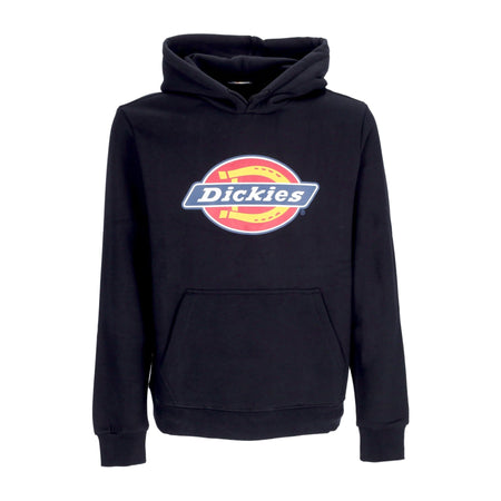 DICKIES Felpa Cappuccio Uomo Icon Logo Hoodie Black da uomo